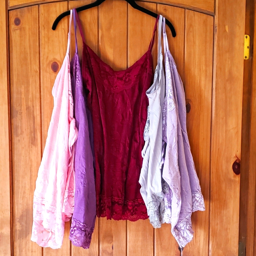 5 Large Camis 4 Maurices & 1 Elle Must Have Cami